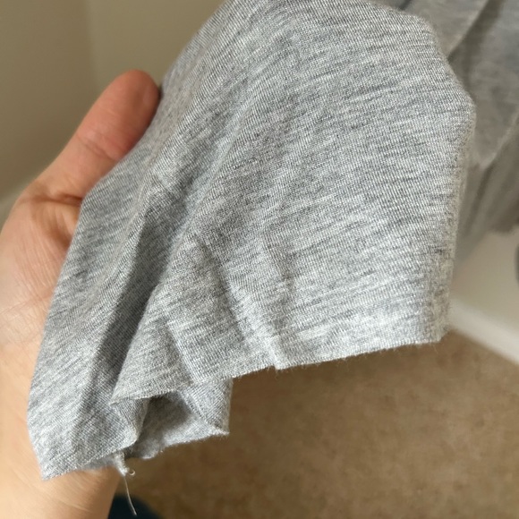 People Like Frank Gray Racer Back Sleeveless Dress Small S Casual Swing - Picture 7 of 8